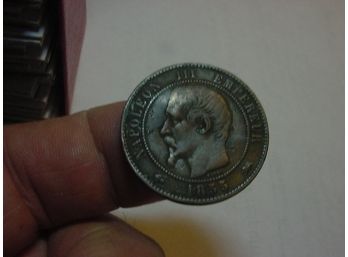1855 D  FRANCE  10 Centimes