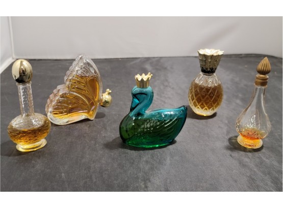 Collection Of Vintage Avon Brand Perfume And Cologne Bottles.   A3