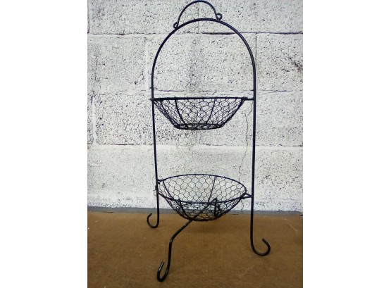Attractive All Metal Baskets Tower For Display And Storage  CAVE
