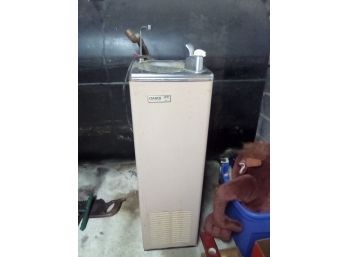 Vintage Electric Oasis Commercial Water Fountain, A Product Of EBCO, With Copper Pipe Hook Up   CAVE