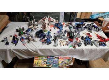 Large Collection (17 Pounds) Of Lego Vehicles, Mini Figures And Lego Bricks -Ninjago Sets  CV