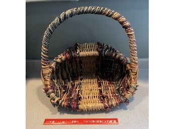 Large Multicolored Display Basket
