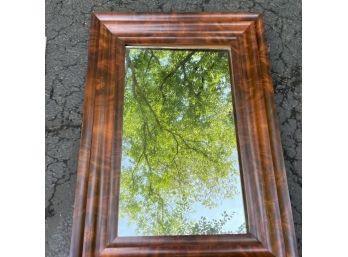 A Beautiful Mahogany Ogee Mirror - Wide 5 Inch Frame - 24x35