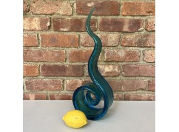 A Hand Crafted Glass Sculpture