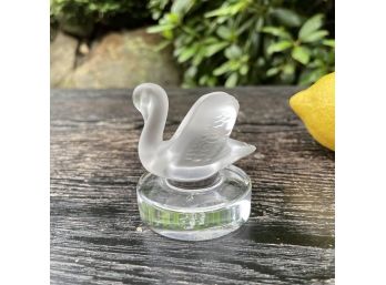 A Lalique Swan -