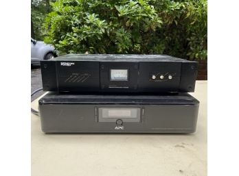 A Monster Power Home Theater Power Center HTS3500 And APC J35 Power Conditioner