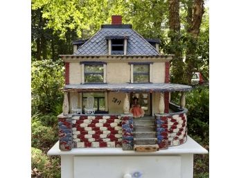 A Vintage Folk Art Doll House - Who Doesn't Love A Fixer Upper?