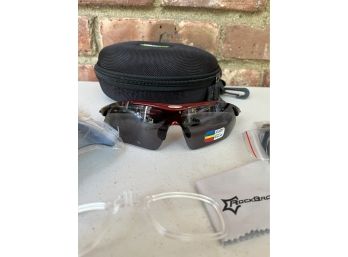 A Pair Of New Rock Bro Sport Glasses With Multiple Lenses