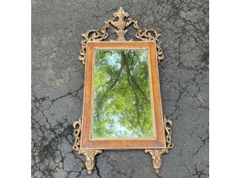 An Adam's Style Carved Wood Mirror - Simple And Elegant