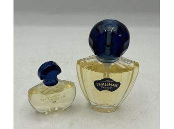 2 Miniature Bottles Of Shalimar By Guerlain