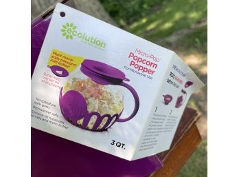 Awesome Ecolution Purple Microwave Popcorn Maker