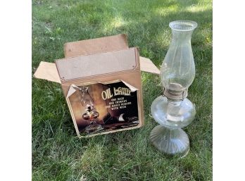 Vintage Anchor Hocking Oil Lamp ~ New In Box ~
