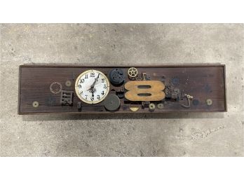 Unique Hand Made Clock W/workings