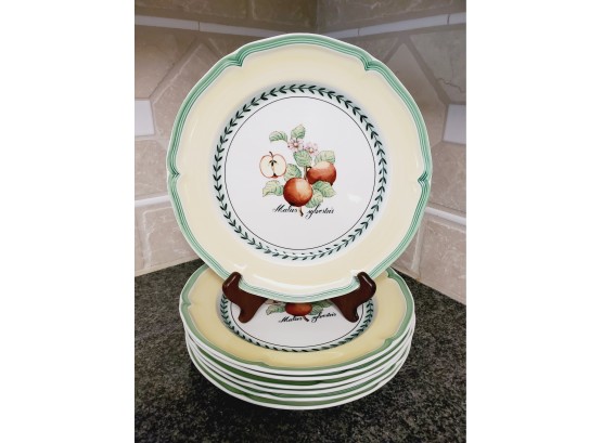 Seven Villeroy & Boch French Garden Valence Country Collection Dinner Plates