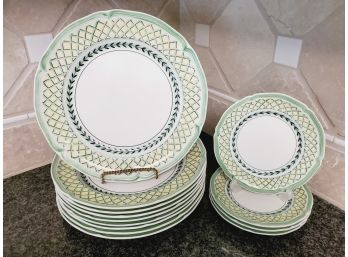 Villeroy & Boch French Garden Orange Country Collection Dinner & Salad Plates