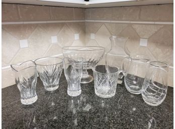 Nice Group Of Crystal Golf Golfing Trophies And Award Bowls, Vases & Pitchers