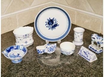 Assortment Of Delft, Royal Copenhagen & More Blue & White Porcelain