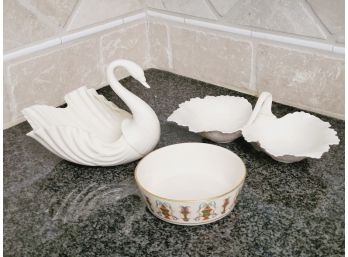 Three Pieces Of Lenox Decorative Porcelain