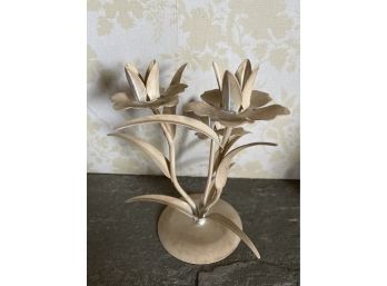 Vintage Towle Style Metal Candle Holder