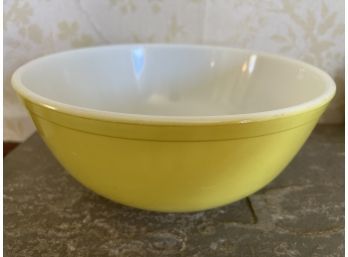Yellow Pyrex Mixing Bowl