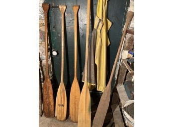 Lot Of Vintage Oars (5)