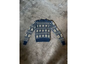 Vintage Hand Knit Ski Sweater