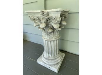 Plaster Pedestal Stand Plant Holder Table Base 21x21x29in