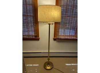 Four Bulb Brass Floor Lamp 57in Tall