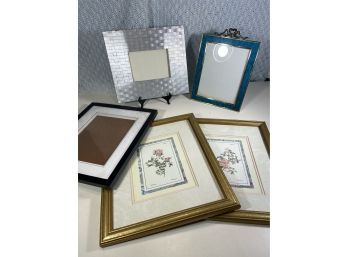 5 Picture Frames Various Sizes