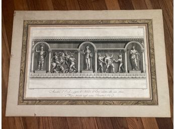 Dolcibene Dis. Hercules And Figures Of Gods Print Matted 26x18in
