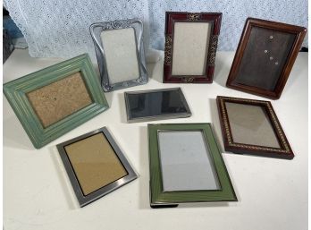 8 Picture Frames 4x6in  And 5x7in