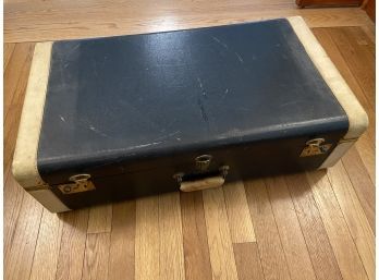 Vintage Navigator Suitcase By Spelrein 29x16.5x9in Wood And Brass Handle Excellent Condition