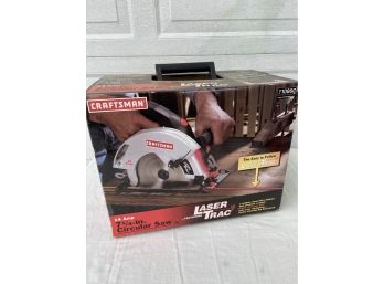 New In Box Craftsman 7.25in Circular Saw With Laser Trac 14amp This Was A Christmas Gift Never Used