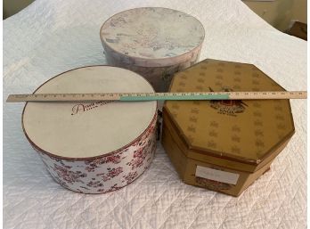 3 Hat Boxes Vintage Knox New York Hat Box Arnold Constable