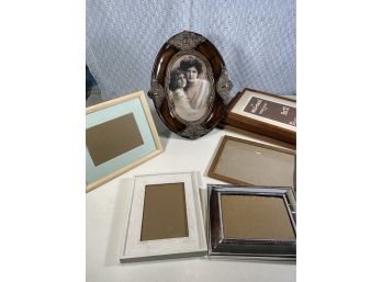 9 Picture Frames 8x10in And 9x12in