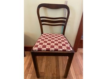 The Lone Dining Chair 17.5x17x34in Wood Kitchen Chair