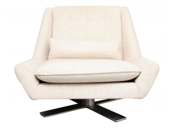 Vioski Perfectly Proportioned Custom Swivel Chair And A Half