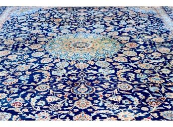 Persian Mansion Size Handwoven Pure Wool Carpet 12ft 10in X 10ft
