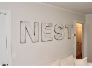 Early 20th Century Original French NEST Signage Letters