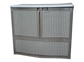 Suncast Outdoor Storage Cabinet 2 Of 3