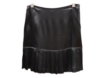 Catherine Malandrino Silk Pleated Lined Skirt Sz 2