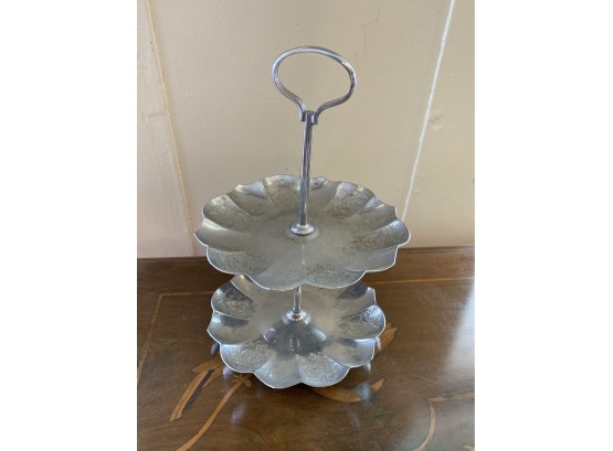 Small Two Tier Kraft Farber Display Or Serving Tray
