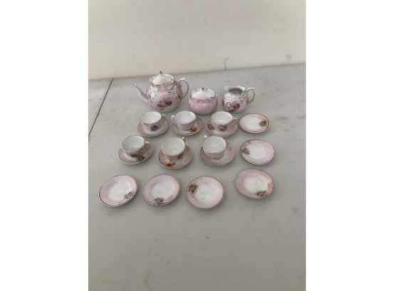 Antique Childrens Porcelain Tea Set