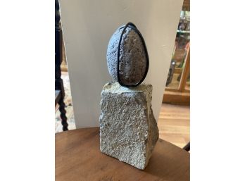 Unusual Stone Sculpture Would Make A Great Bookend