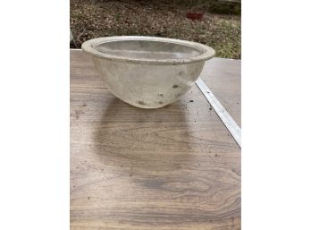 Vintage Fire-king Mixing Bowl Needs A Cleaning