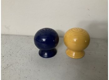 Blue And Yellow Salt And Pepper Shakers