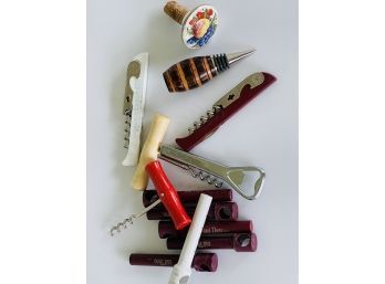 Collection Of Wine Keys & Stoppers