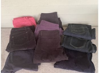 A Collection Of St Johns Bay Pants, 8-10 Sizing