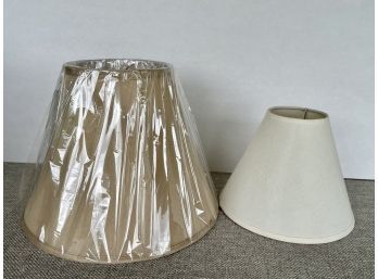 Two Lamp Shades, One Unopened