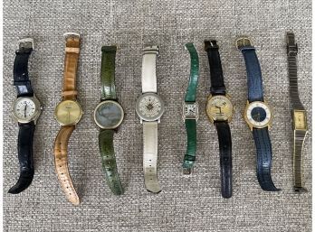 A Great Collection Of Watches Including Fossil, Gucci, Timex, Guess & More